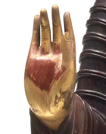 Buddha statue Hand Gestures Abhaya Mudra